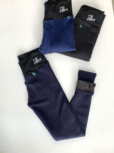 Calza con peluche azul 