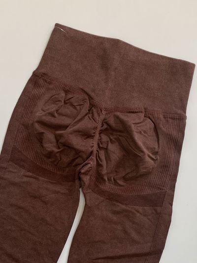 Calza push up chocolate prelavada faja PREMIUM 