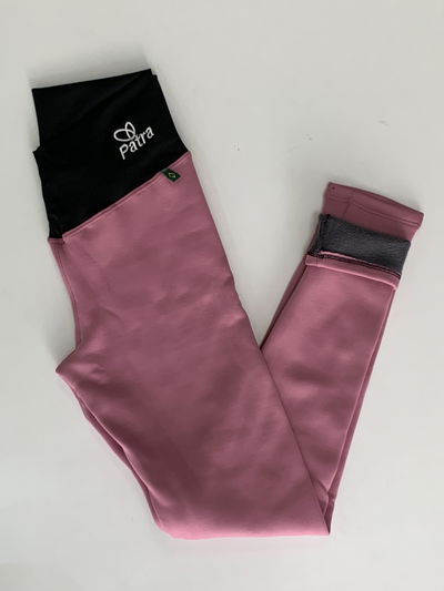 Calza con peluche rosa