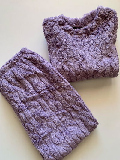 Pijama polar soft lila