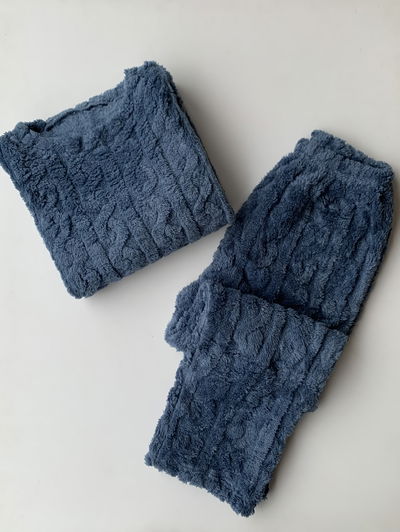 Pijama polar soft azul