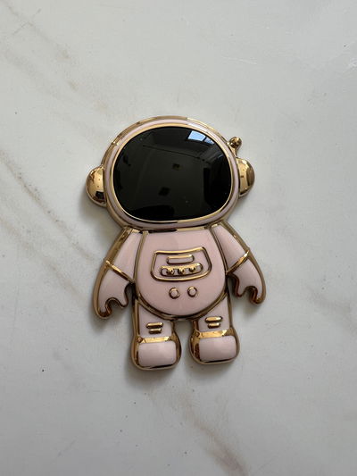 SOPORTE ASTRONAUTA ADHERISIVO ROSA 