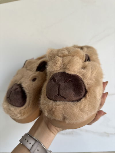 PANTUFLAS NIÑOS CAPIBARA 