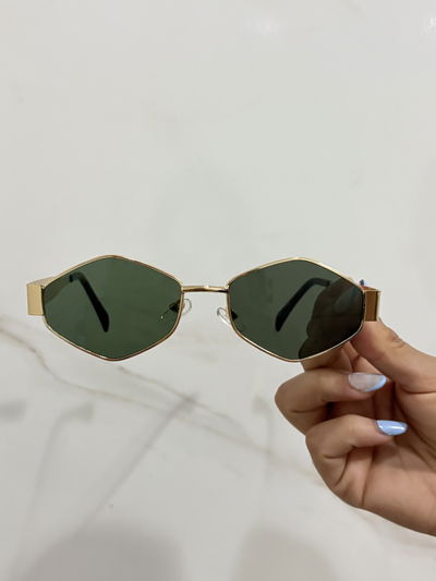 LENTES PINA NEGRO CON DORADO