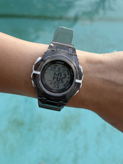 RELOJ ROMA SUMERGIBLE NEGRO