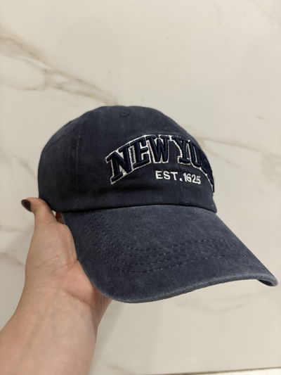 GORRA AZUL VINTAGE NEW YORK