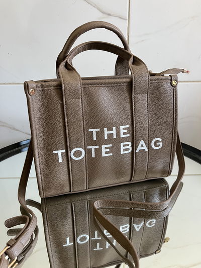 CARTERA THE TOTE BAG BEIGE CUERO