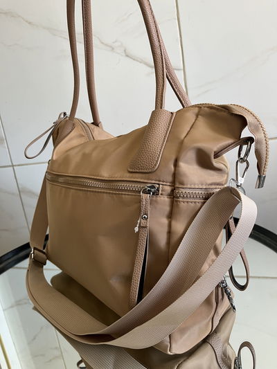 BOLSO UNIVERSITARIA BEIGE