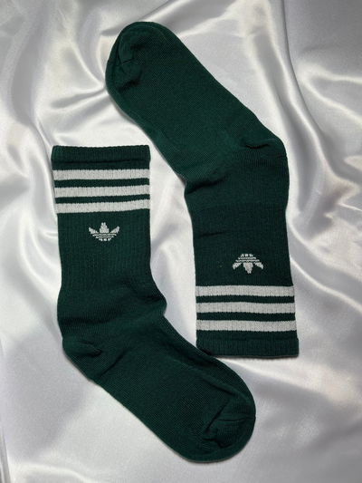 Adidas Verde Pino 3 Rayas  Blancas