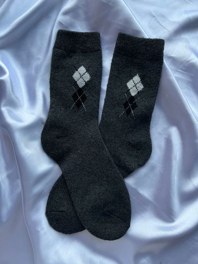 Rombos Gris Oscuro Talle 40-46
