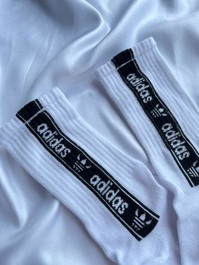 Adidas Blanca Franja Negra