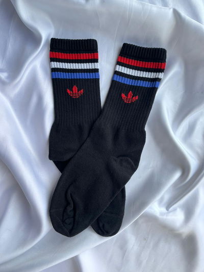 Adidas Negra 3 Rayas Francesa