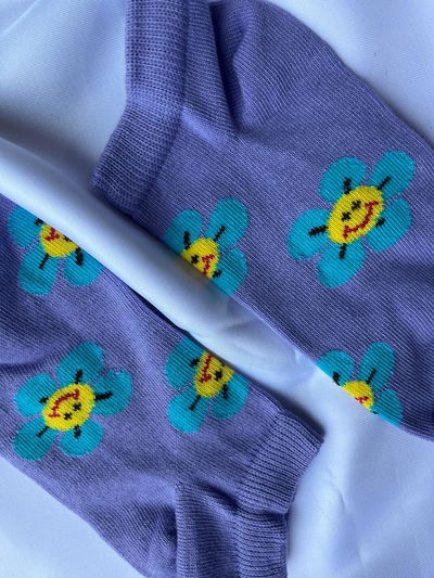 Flower Smile Base Lila