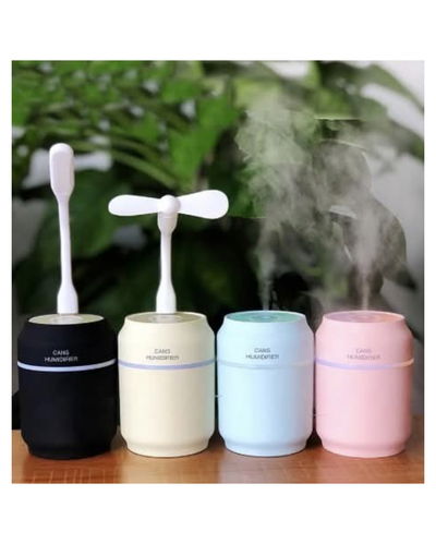 Humificador 3 En 1 - Lampara + Mini Ventilador + USB