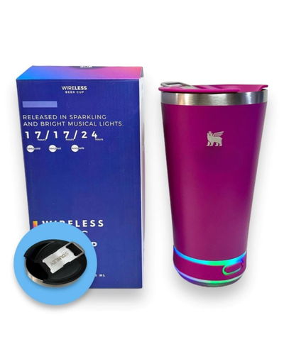 Vaso termico parlante carga USB (diversos colores surtidos)