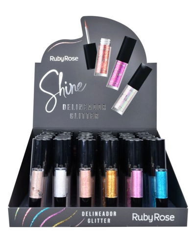 DELINEADOR CON GLITTER SHINNE RUBY ROSE