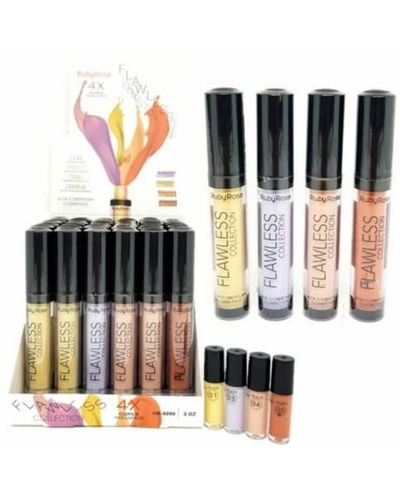 CORRECTOR LIQUIDO FLAWLESS DE COLORES RUBY ROSE (4X NUCLEOS PERFECTOS)