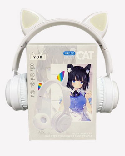 AURICULARES INALAMBRICOS CAT CON USB Y08