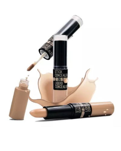 CORRECTOR 2 EN 1 LIQUIDO + BARRA CONCEALER RUBY ROSE - HB-8095