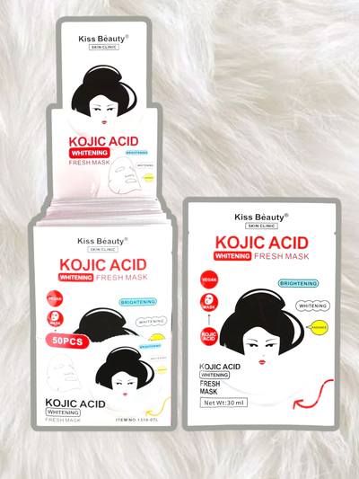 Mascarilla de Velo Geisha Blanqueadora con Ácido Kojico