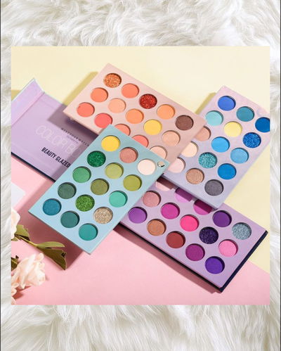 Paleta de sombras Libro 4 pisos Color Board Beauty Glazed