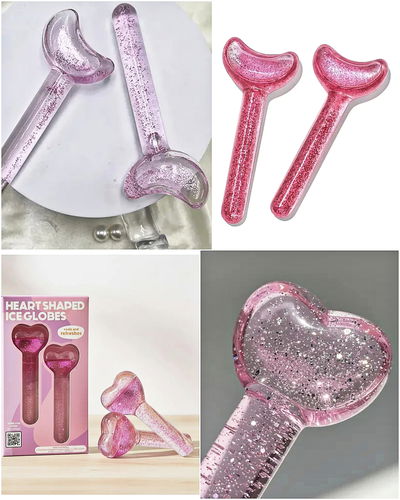 Par de Ice Globes con forma Kawaii