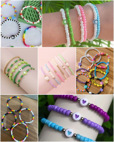 Pulseritas cute de mostacillas x unidad