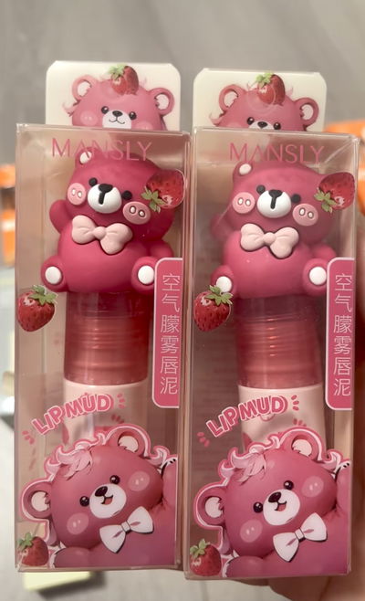 Gloss Terciopelo Bear Fresa Mansly