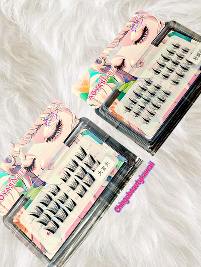 Pestañas Anime en grupo blister chico AOMSMUE