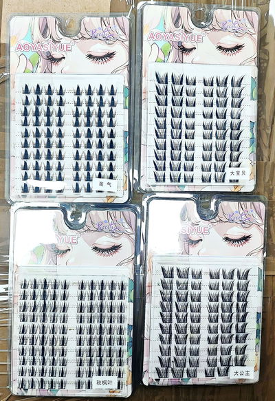 Pestañas Anime en grupo Blister Grande AOMSMUE