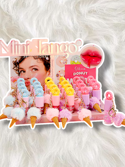 Gloss  Donut Helado llavero