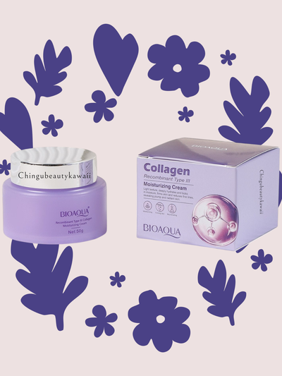 Crema Facial Bioaqua con Colágeno 