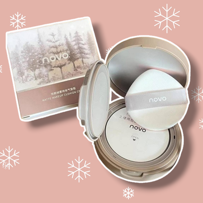 2in1 Base Cushion Matte anti imperfecciones paisaje Invernal Novo