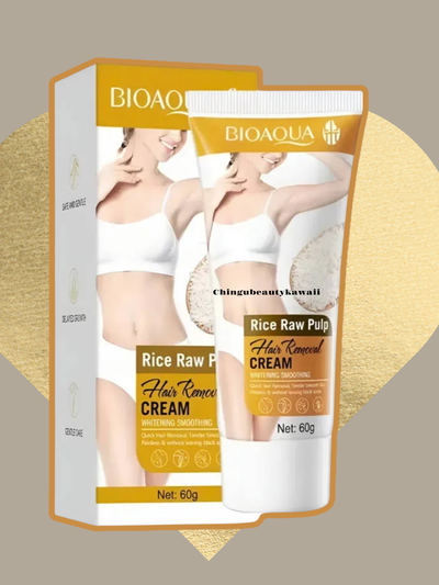 Crema depiladora Corporal 60g de Arroz Bioaqua 