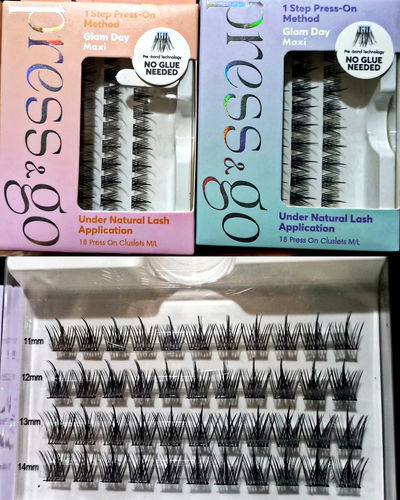 Pestañas Press Autoadhesivas 4 filas