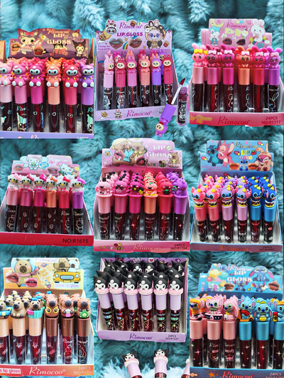 Lip Tinta personaje Kawaii 3d de Goma Rimocoo