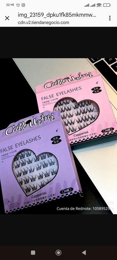 Pestañas Autoadhesivas Cappuvini Heart