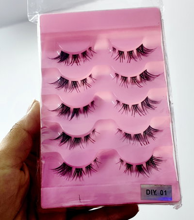 Pestañas Pinky Dy: 5 pares