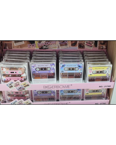 Paleta de sombras 9 colores Cassette kawaii