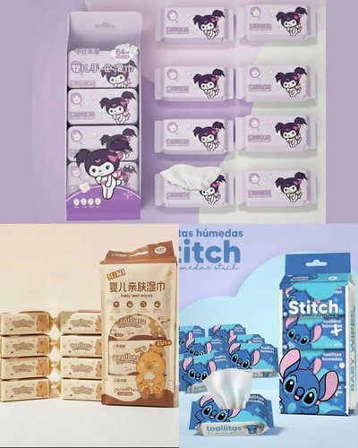 Toallitas desmaquillantes Kawaii x 8