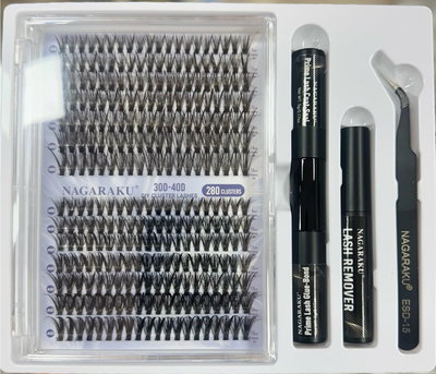 Super set de pestañas Diy Nagaraku originales