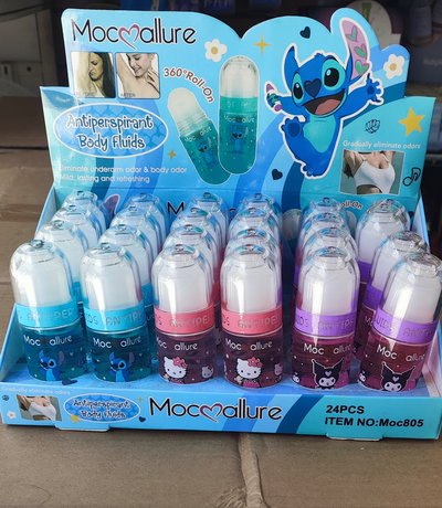 Desodorante roll On Kawaii personajes