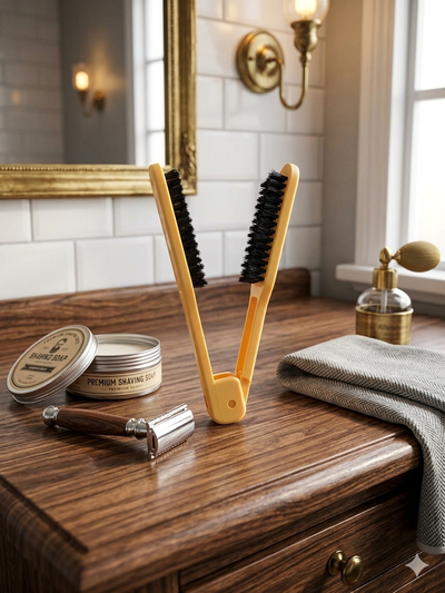 Cepillo doble alisador de cabello peluqueria