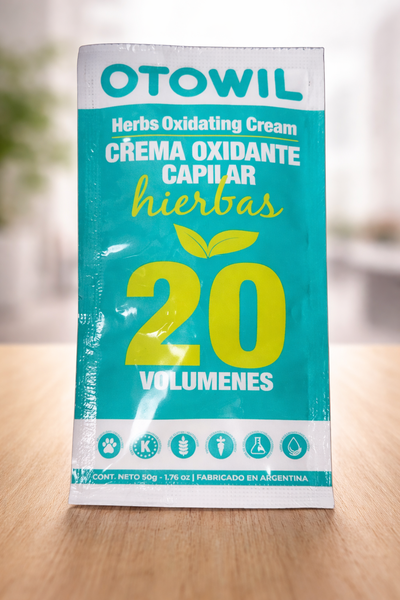 Crema oxidante capilar Otowil 20 Vol hierbas 50g