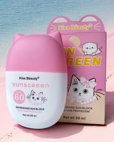 Protector Solar Facial Cat Kiss Beauty SPF60+ De 60ML
