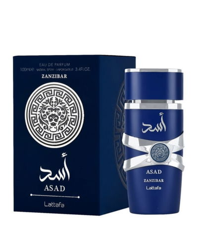 Perfume Arabe Hombre Lattafa Asad Zanzibar Azul 100ML (No Original)