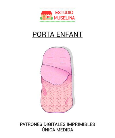 MOLDE DIGITAL PORTA ENFANT PARA COCHECITO - PDF PARA IMPRIMIR