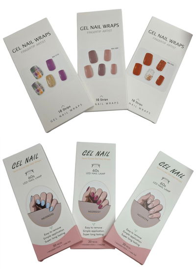UÑAS STICKER PARA CABINA X12U