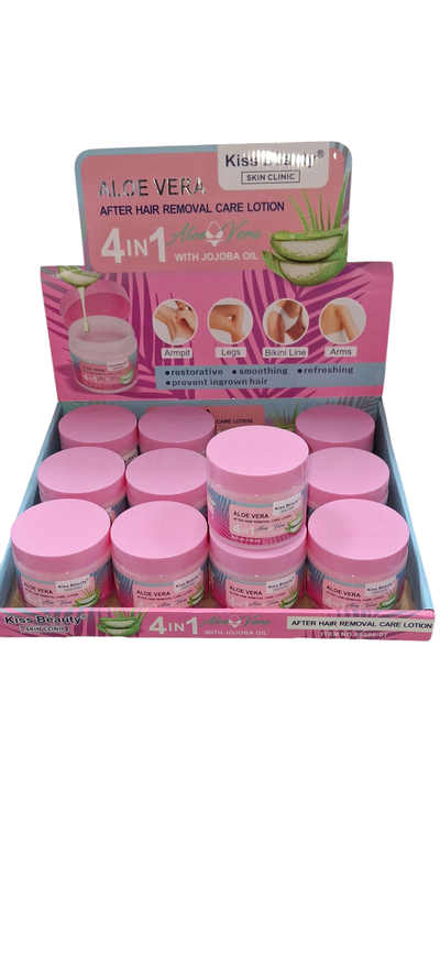 CREMA CORPORAL POST DEPILACION CON ALOE VERA X1U