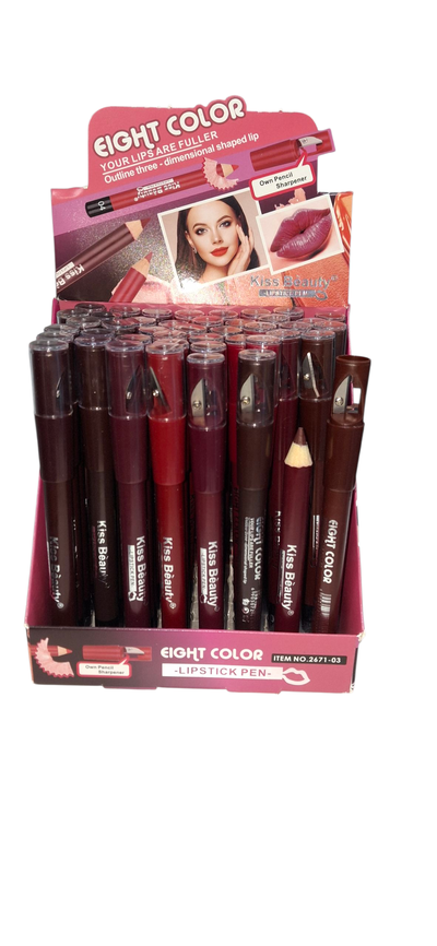 DELINEADOR LABIAL CON SACAPUNTAS X1U